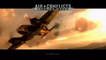 Air Conflicts - Secret Wars (USA) screen shot title